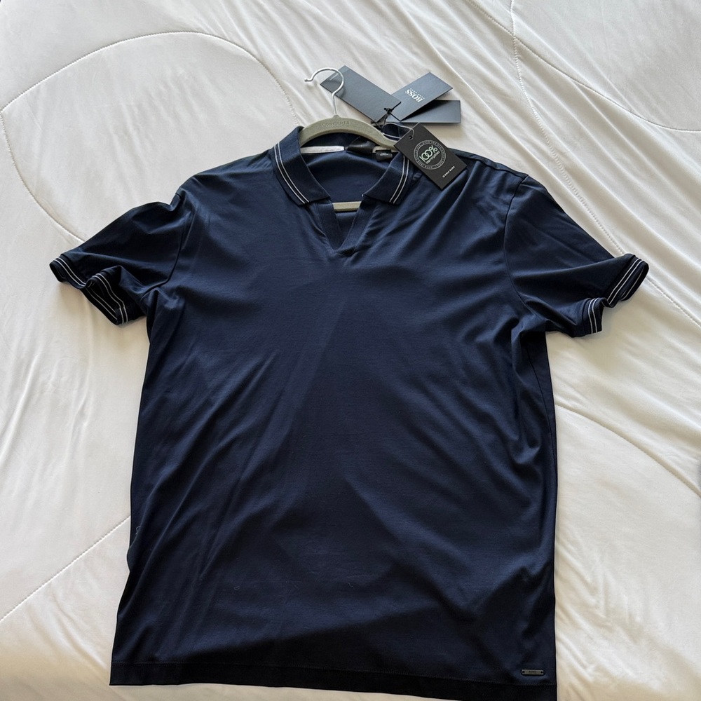 Boss Dark Blue Polo Shirt